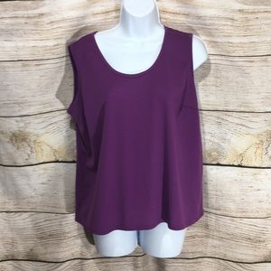 Apparenza plumb purple tank shirt Large #624
